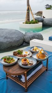 Enjoying “Sea Side Brunch” at the Best Beach Club in Bali, TT Beach Club