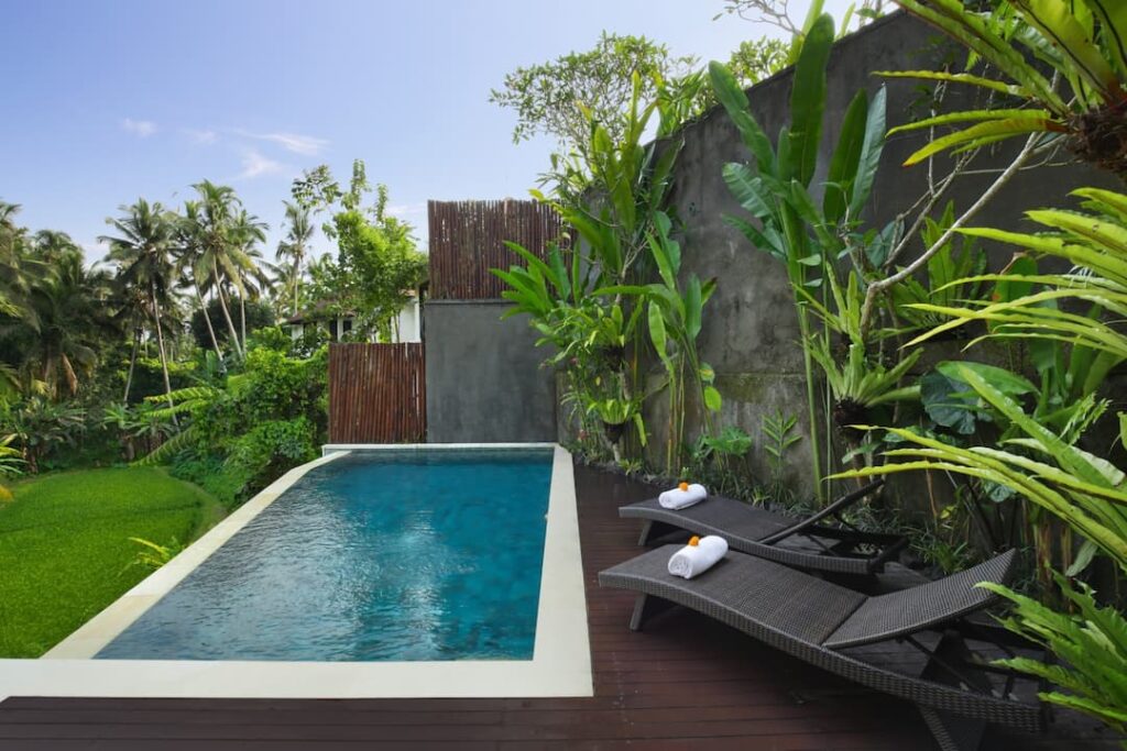 Resort with a private pool in Ubud for your next journey