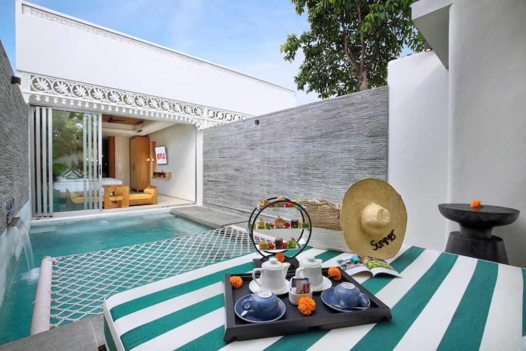 A Sanctuary-Inspired Environment makes this reosrt as Best resort in Seminyak