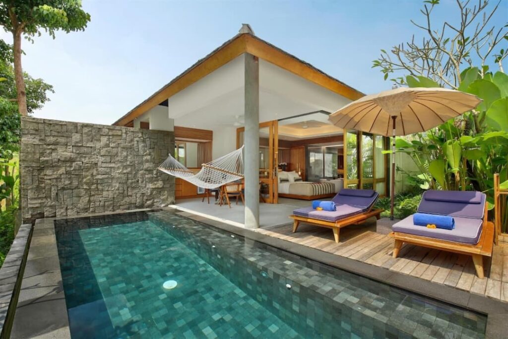 Private pool resort in Ubud