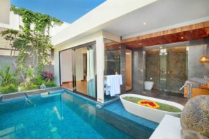 One-bedroom villa with pool in Seminyak