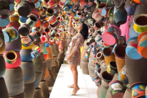 Ceramics Workshop in Ubud at Serayu Pottery for a Colorful Day