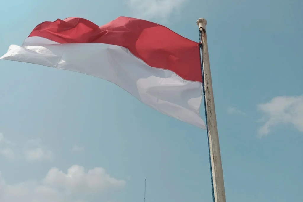 Behind the Red and White