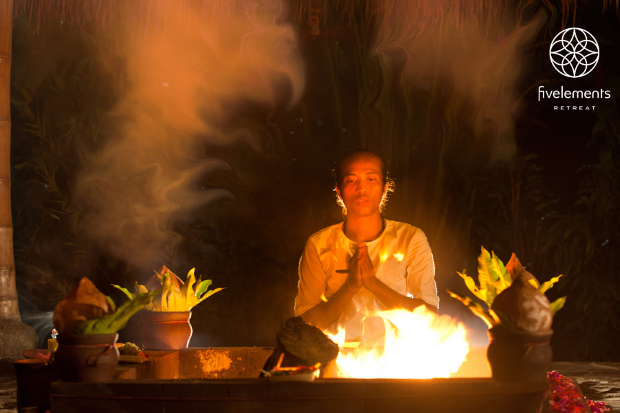Fivelements Retreat Bali - Agni Hotra Fire Blessing Ritual